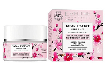 Увлажняющий крем Eveline с эффектом сияния Japan Essence, 50 мл